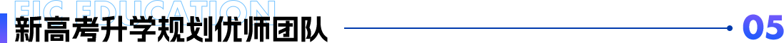 新高考升学规划优师团队
