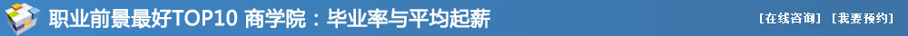 职业前景最好TOP10商学院：毕业率与平均起薪