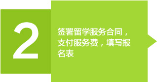 签署留学服务合同，支付服务费，填写报名表